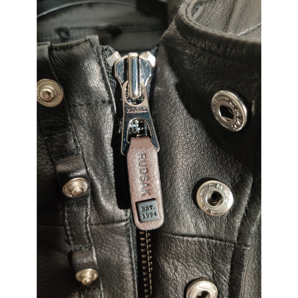 Rudsak Leather Parka Jacket ( 2 in 1 ). - Picture 5 of 5